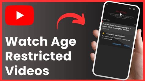 can't watch age restricted youtube.